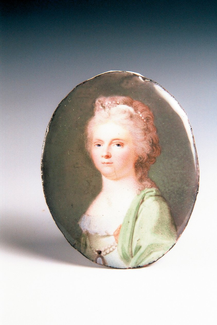 retrato de una dama de Johann Ignaz Krafft