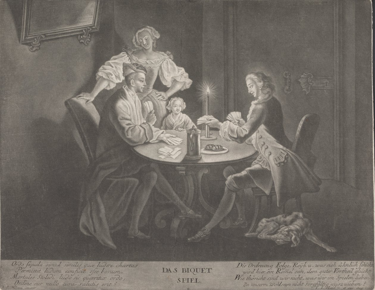 El juego del biquet de Johann Jacobus Haid