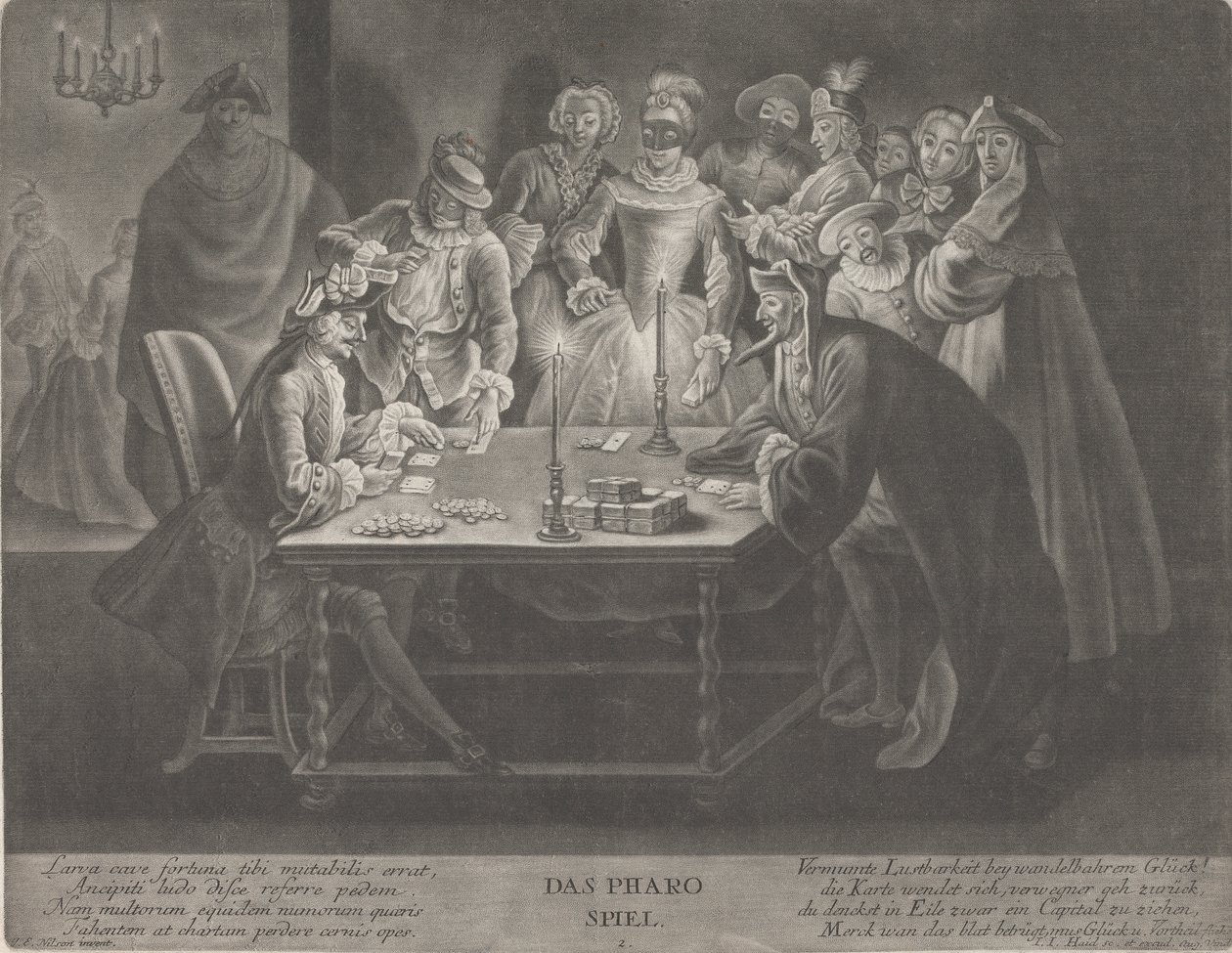 El juego del faraón de Johann Jacobus Haid