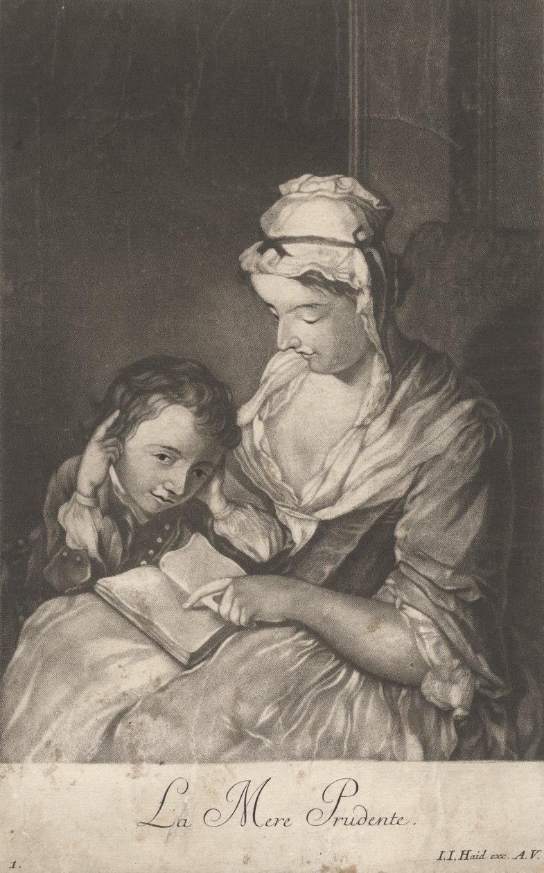 La madre precavida de Johann Jacobus Haid
