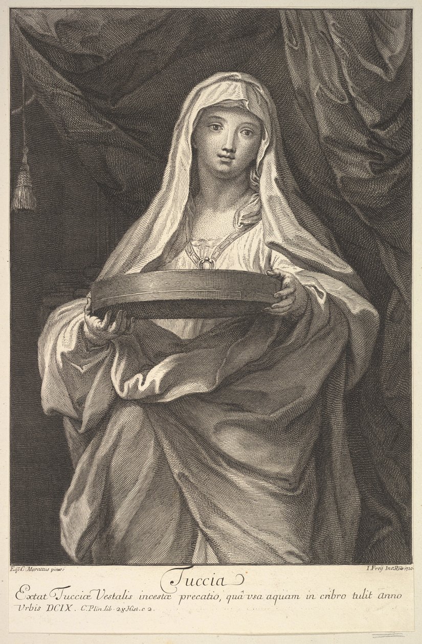 Tuccia, 1720 de Johann Jakob Frey the Elder