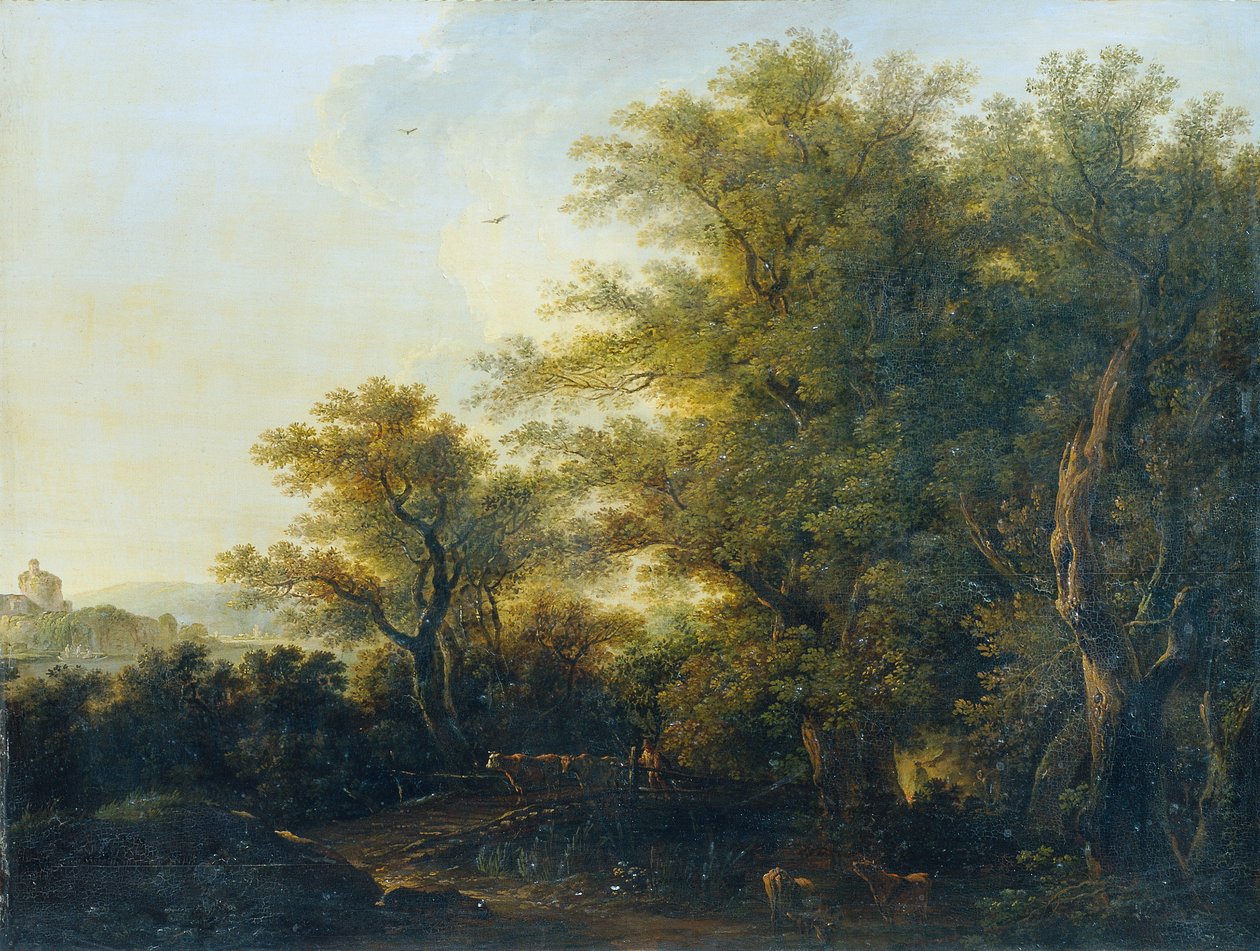 salida del bosque de Johann Josef Schindler