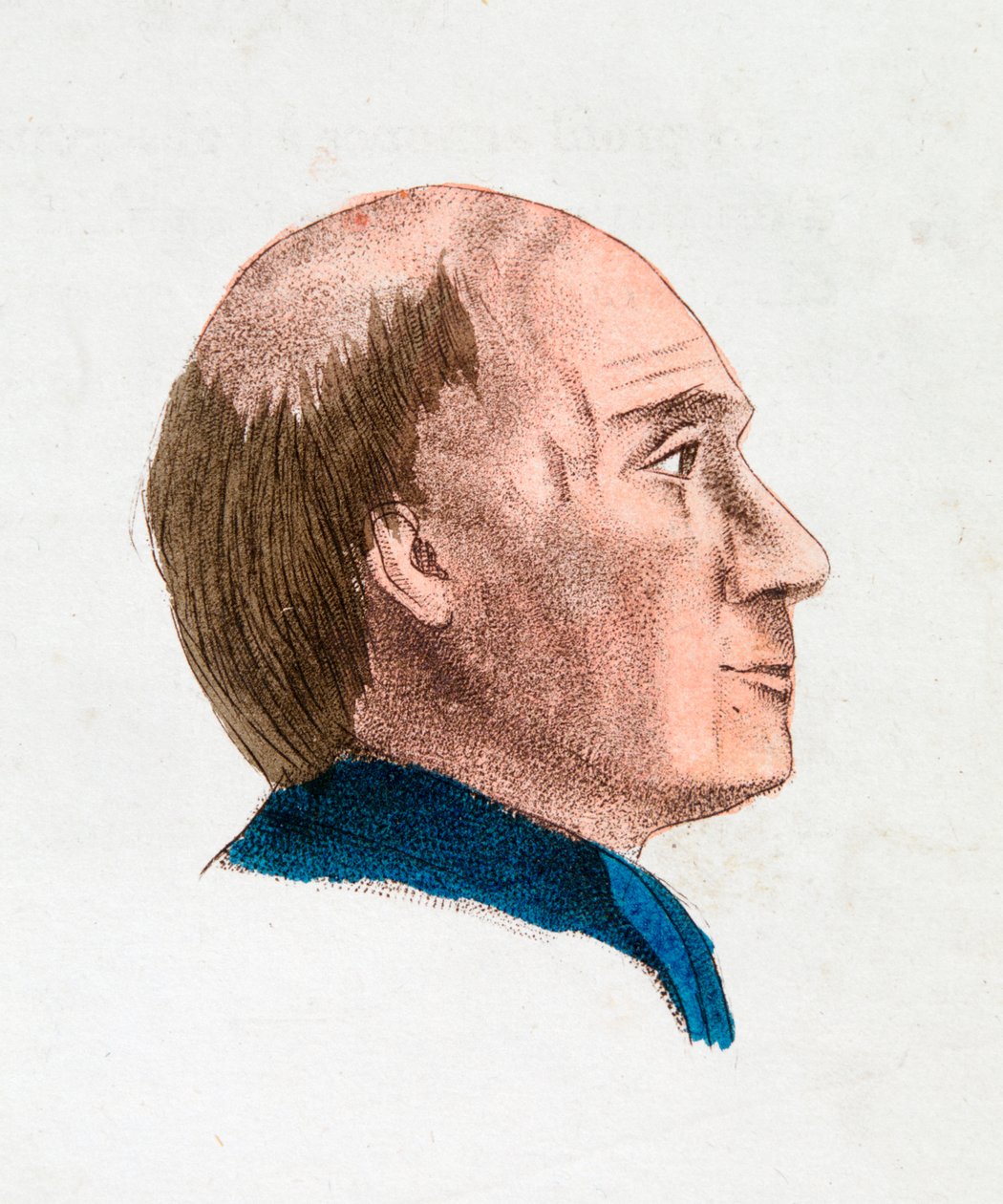 Las características faciales de una persona filosófica y profunda, 1808 de Johann Kaspar Lavater