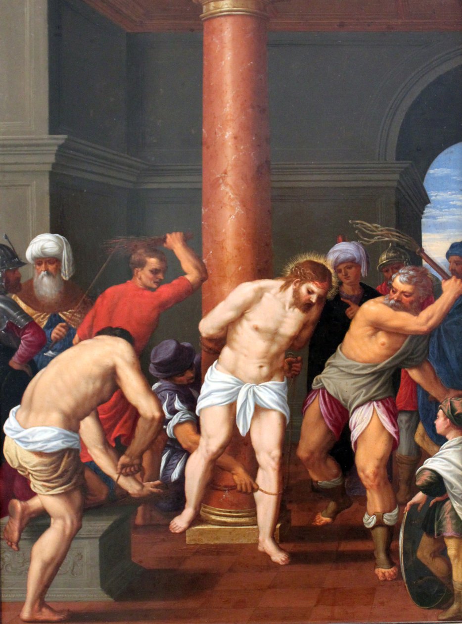 Alemán: Geißelung Christi La Flagelación de Cristo de Johann König