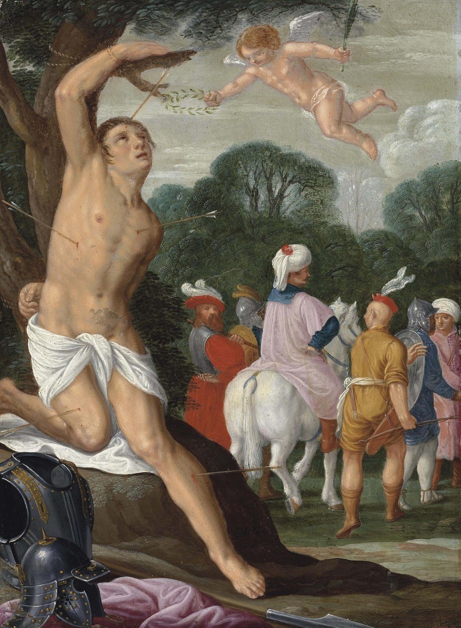 El martirio de San Sebastián de Johann König