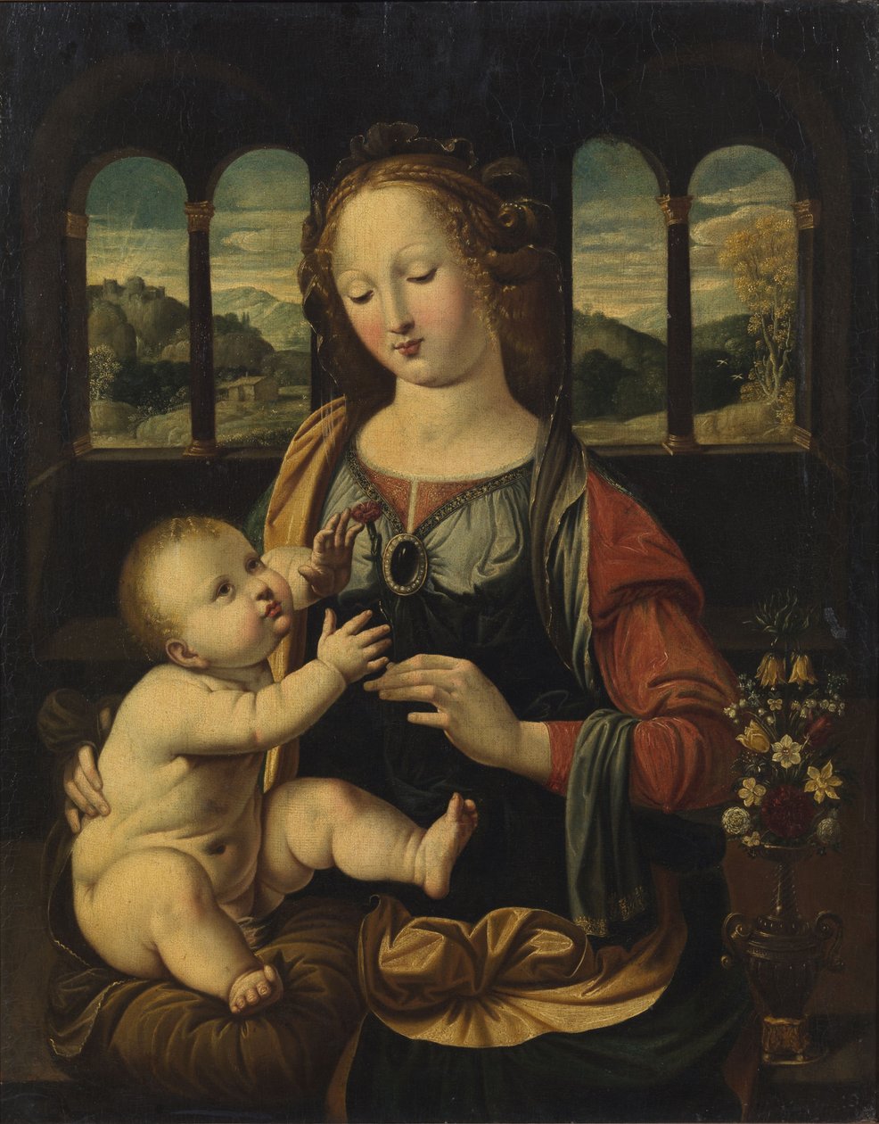 Virgen con el Niño de Johann König