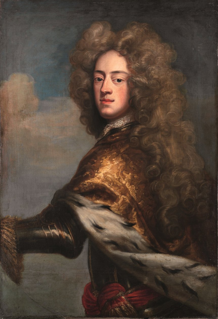 Jorge II como Príncipe de Gales de Johann Leonhard Hirschmann