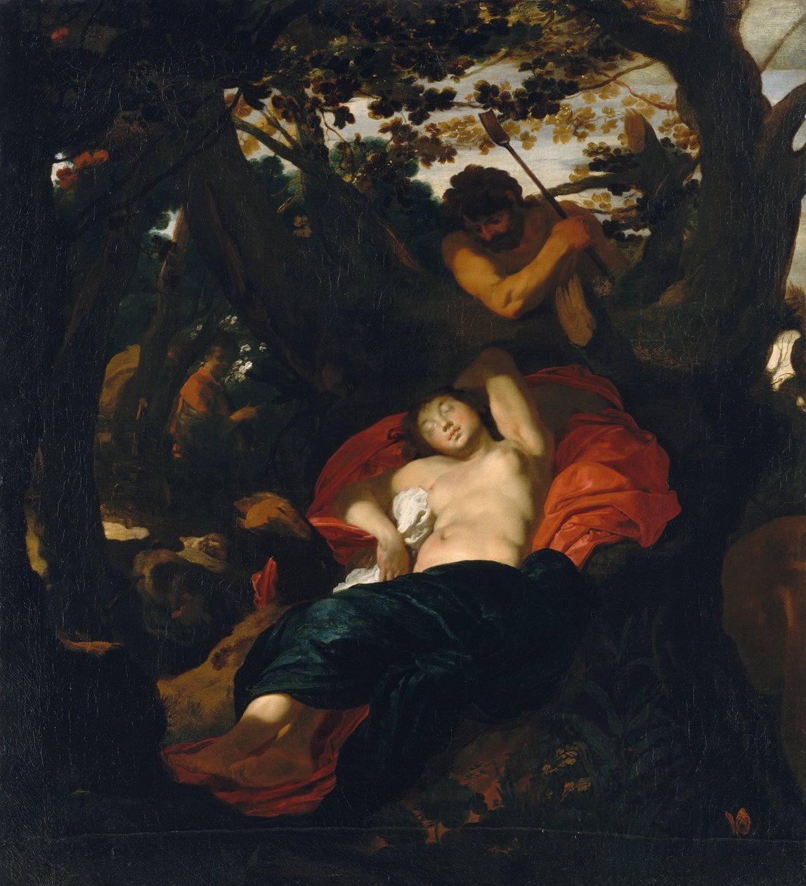 Ninfa y pastor, ca. 1625 de Johann Liss