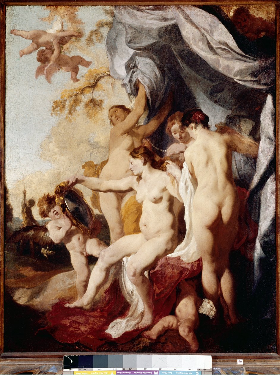 Venus con espejo (óleo sobre lienzo) de Johann Liss
