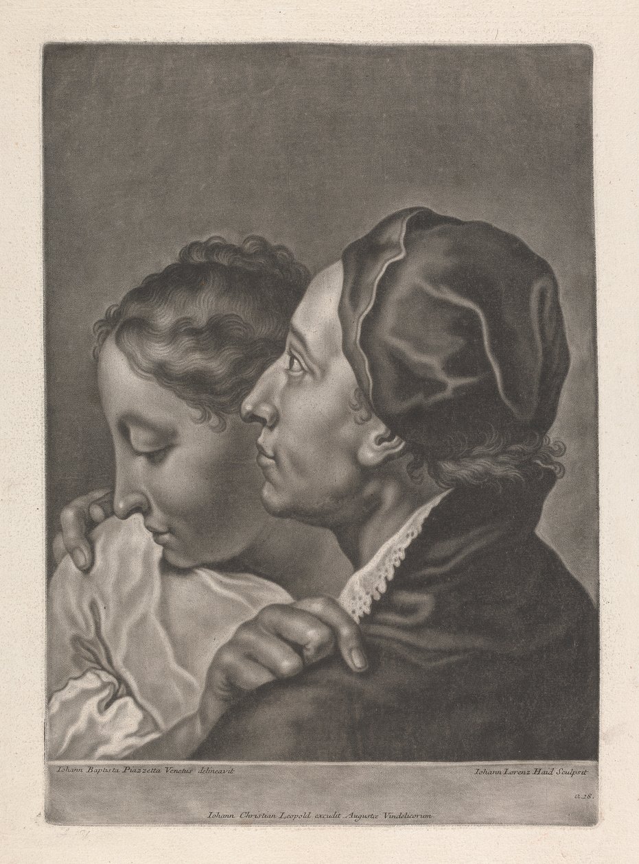 Retrato de un hombre y una mujer de Johann Lorenz Haid