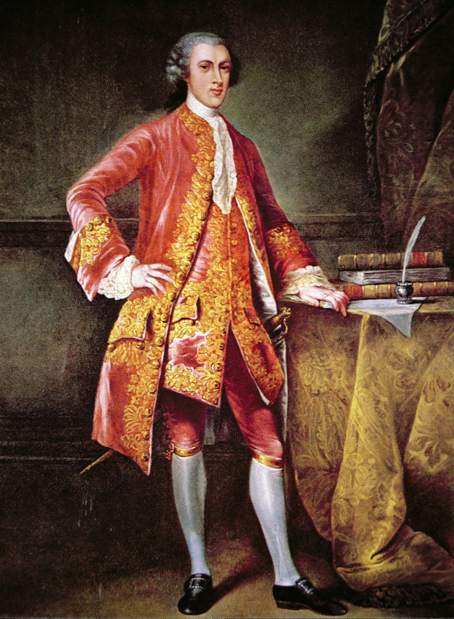 Retrato de Frederick Calvert de Johann Ludwig (after) Tietz
