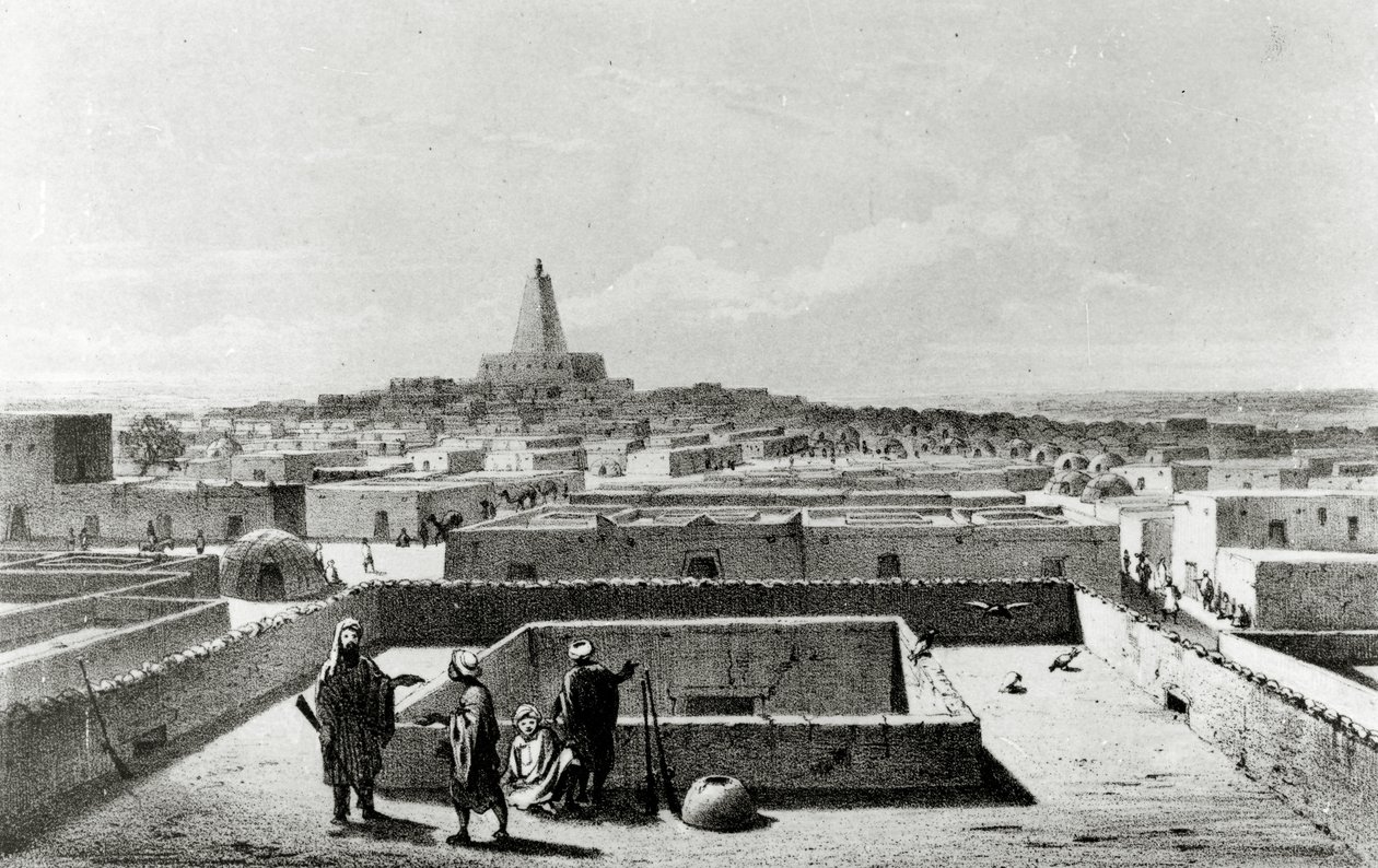 Timbuktu desde la Terraza de la Casa del Viajero, de 