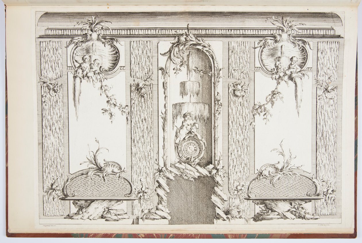 Diseño para una pantalla de Johann Michael Hoppenhaupt II