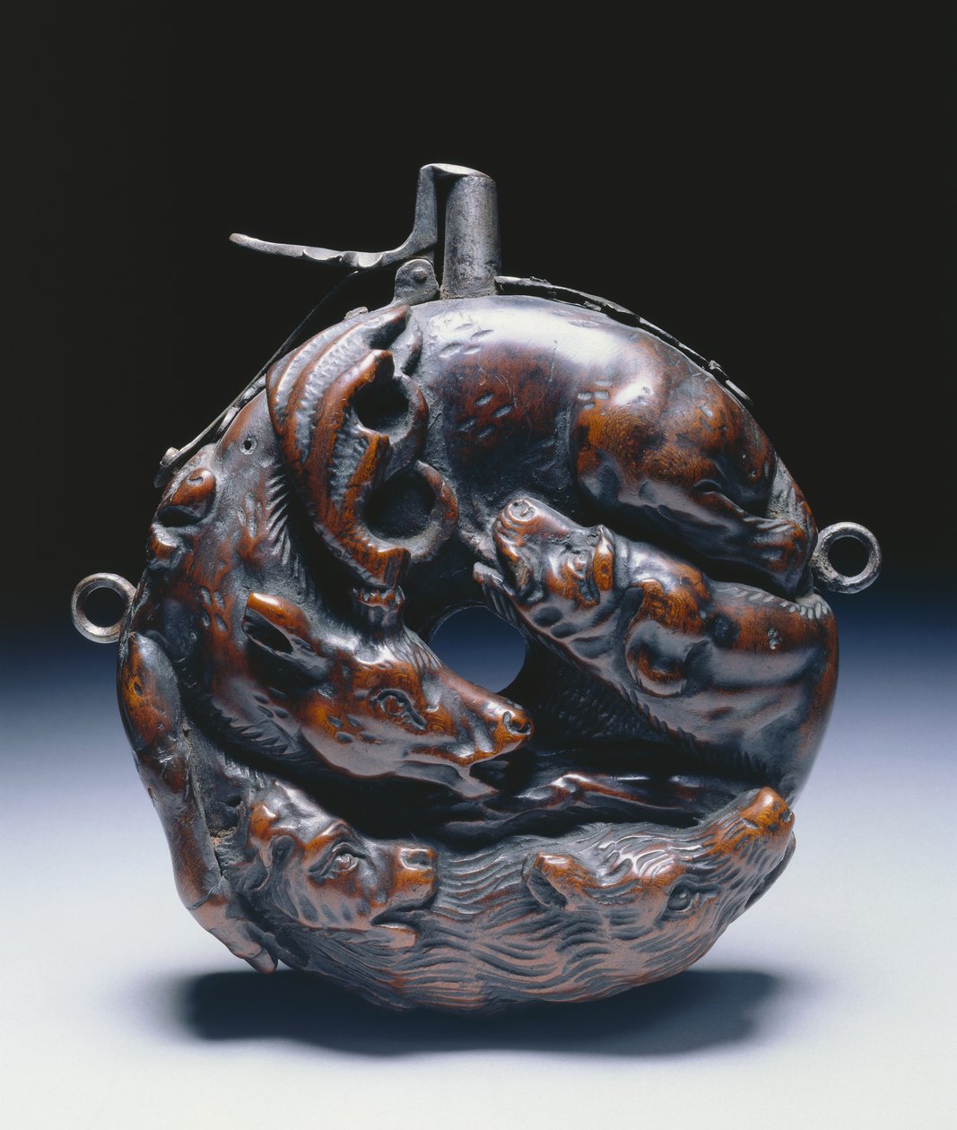 Frasco de pólvora, c.1680 de Johann Michael Maucher