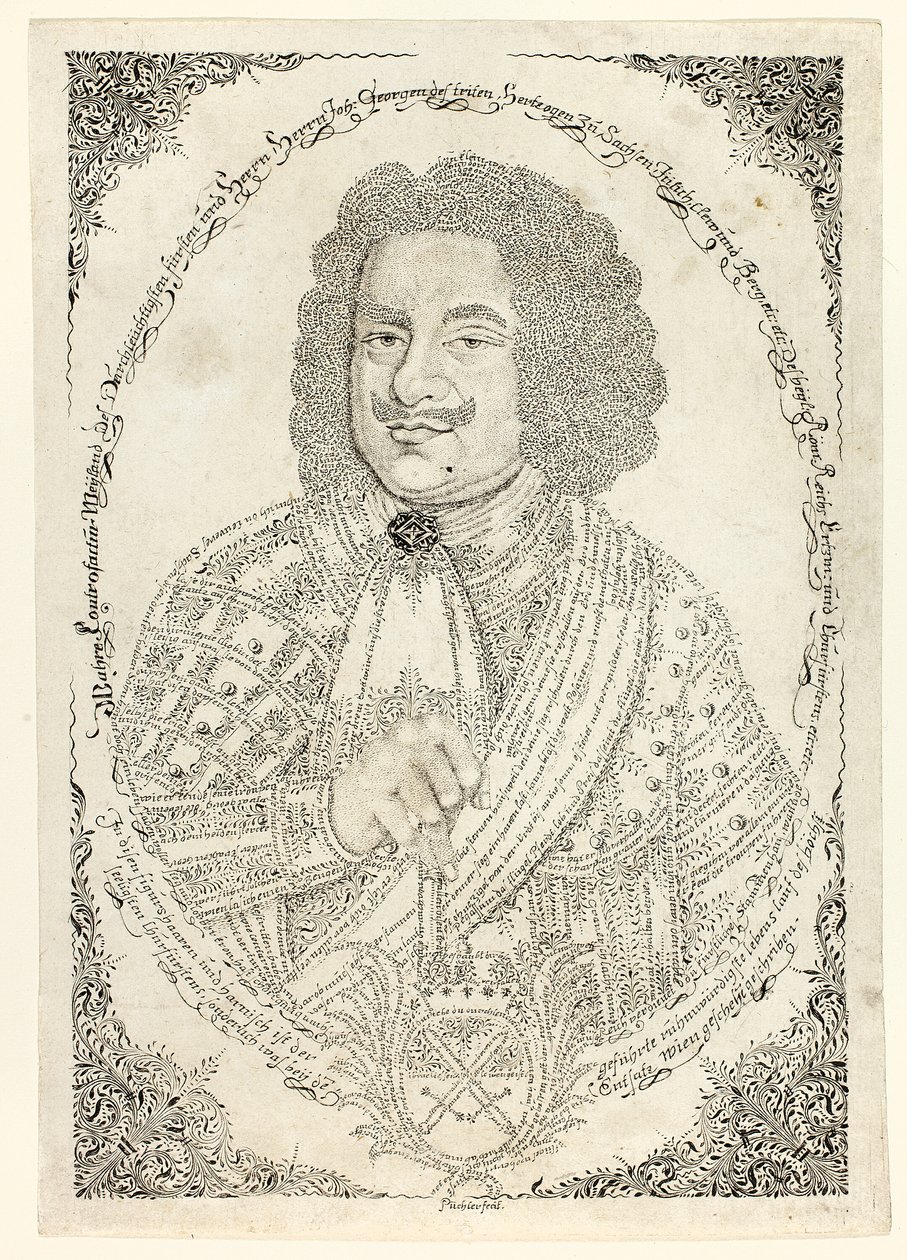 Johann Georg III, Elector de Sajonia de Johann Michael Puchler