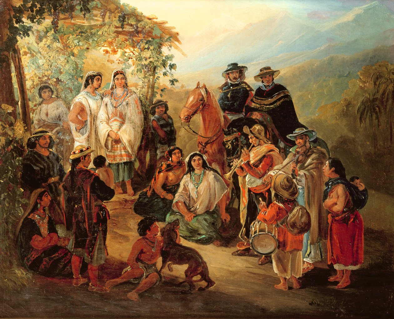 Trajes regionales, 1850 de Johann Moritz Rugendas