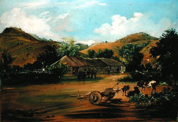 El pintor en la granja 