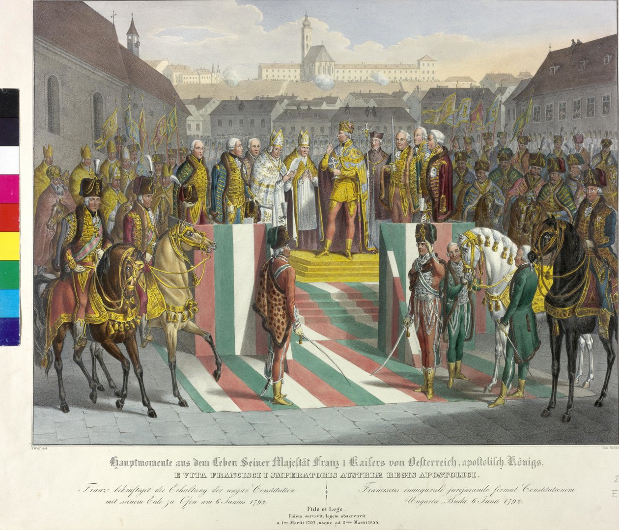 Coronación en estufa 1792 de Johann Nepomuk Hoechle
