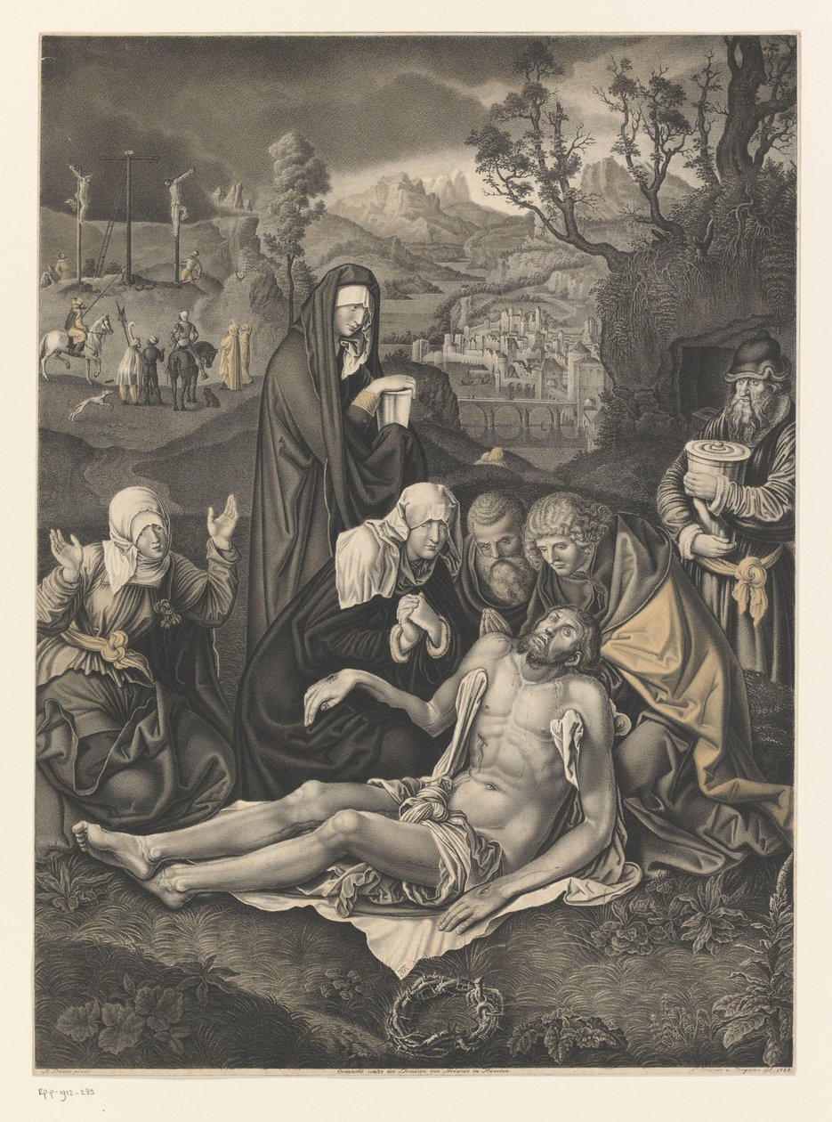 Lamentación de Cristo
Obras de la colección de los hermanos Boisserée (título de la serie)
Galerie des Frères Boisserée (título de la serie) de Johann Nepomuk Strixner