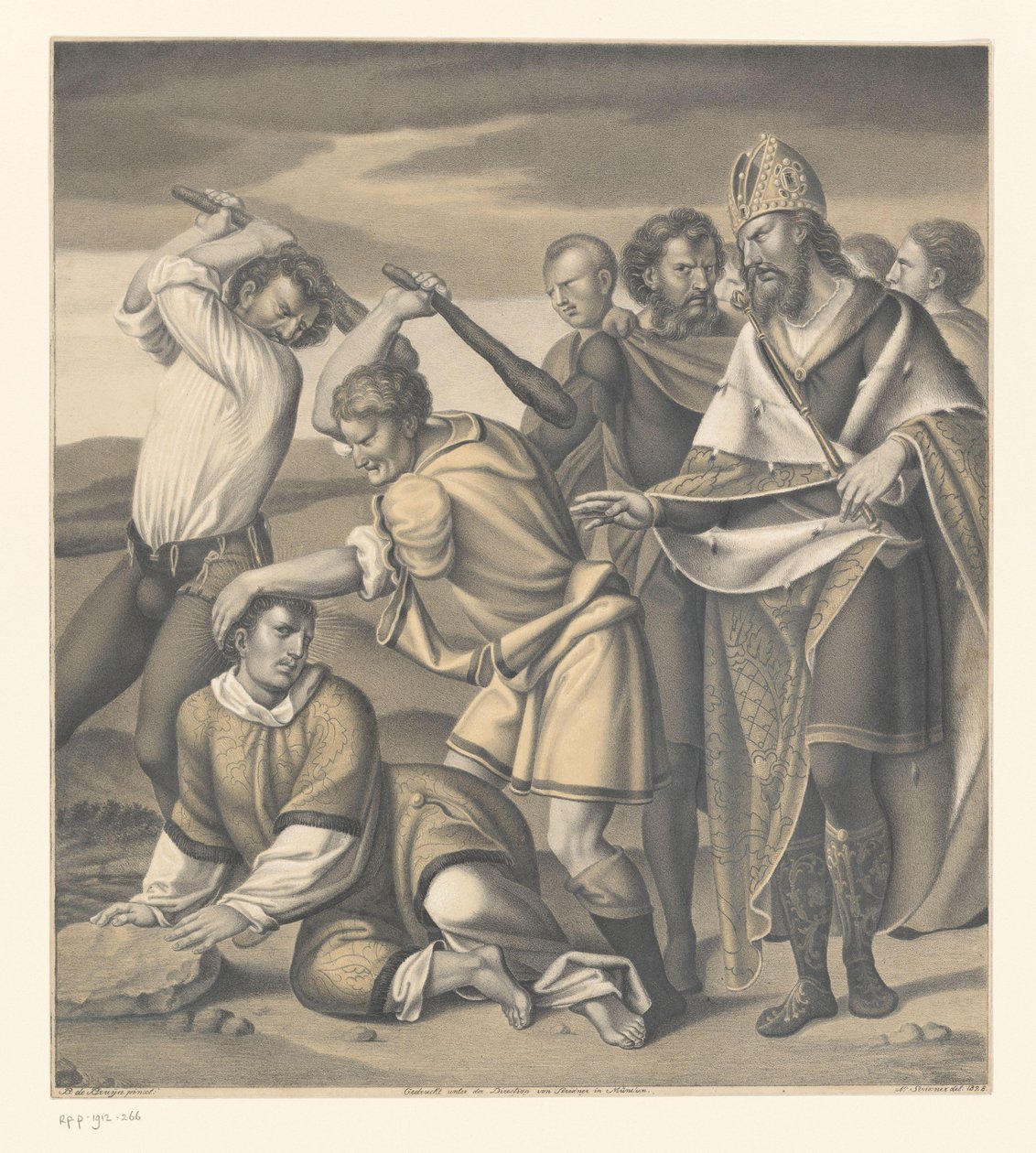 Martirio de San Ewald
Obras de la colección de los hermanos Boisserée (título en el objeto)
Galerie des Frères Boisserée (título en el objeto) de Johann Nepomuk Strixner