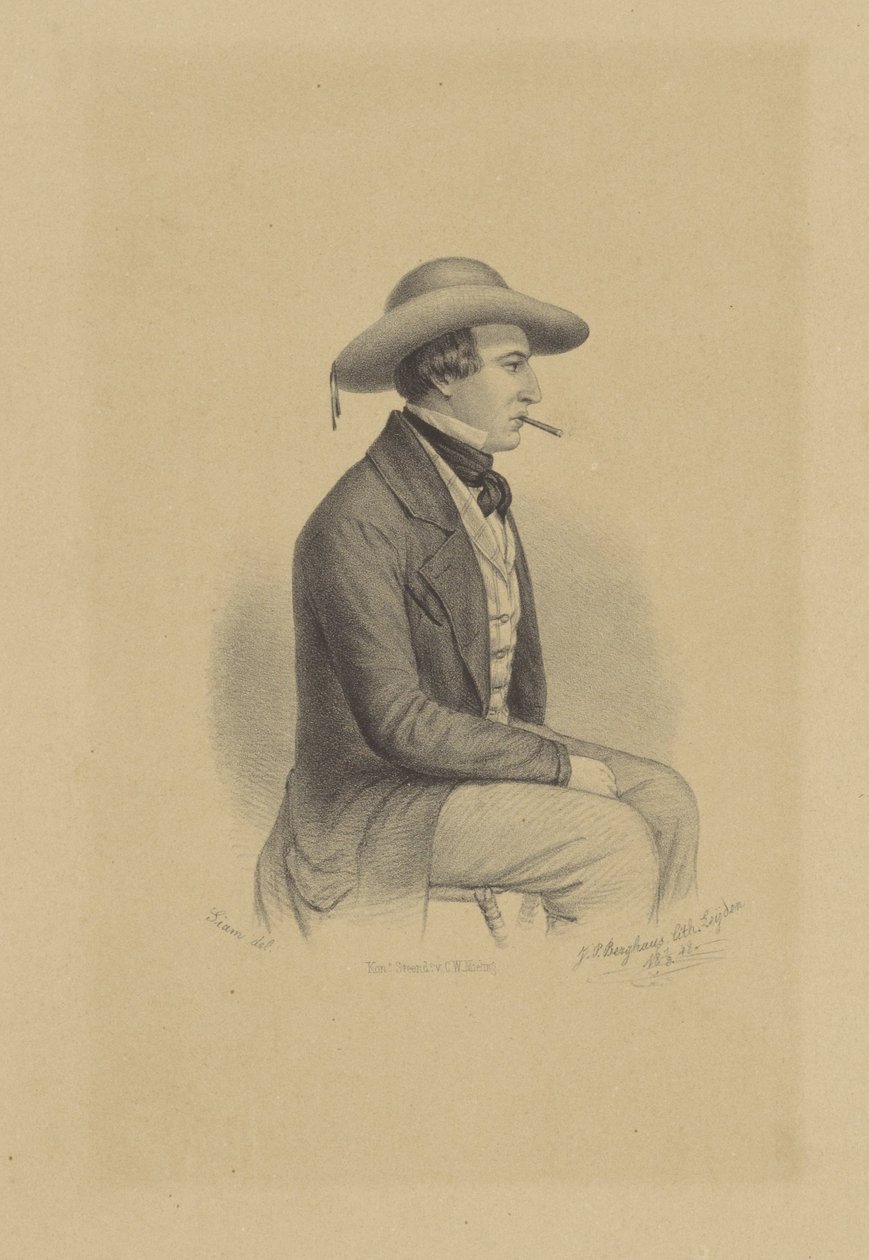 Retrato de Jean Henri de Laat de Kanter de Johann Peter Berghaus