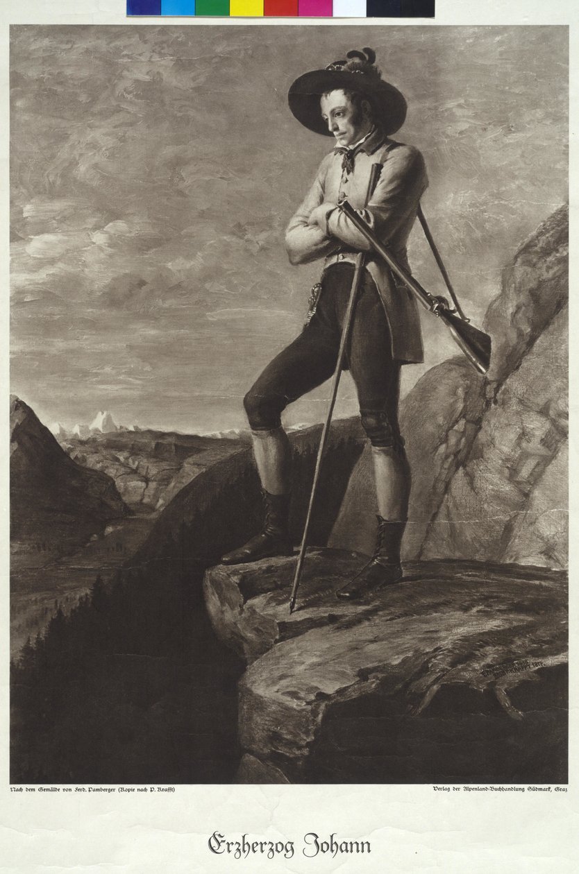 Archiduque Johann (imprimir) de Johann Peter Krafft