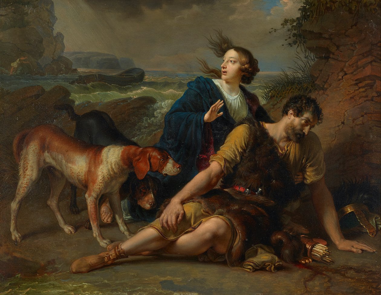 Arindal y Daura de Johann Peter Krafft