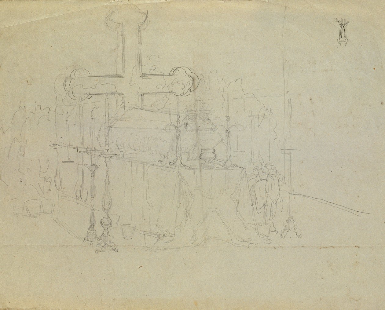 Acostado de Juliana Krafft y su hija Ludovica de Johann Peter Krafft