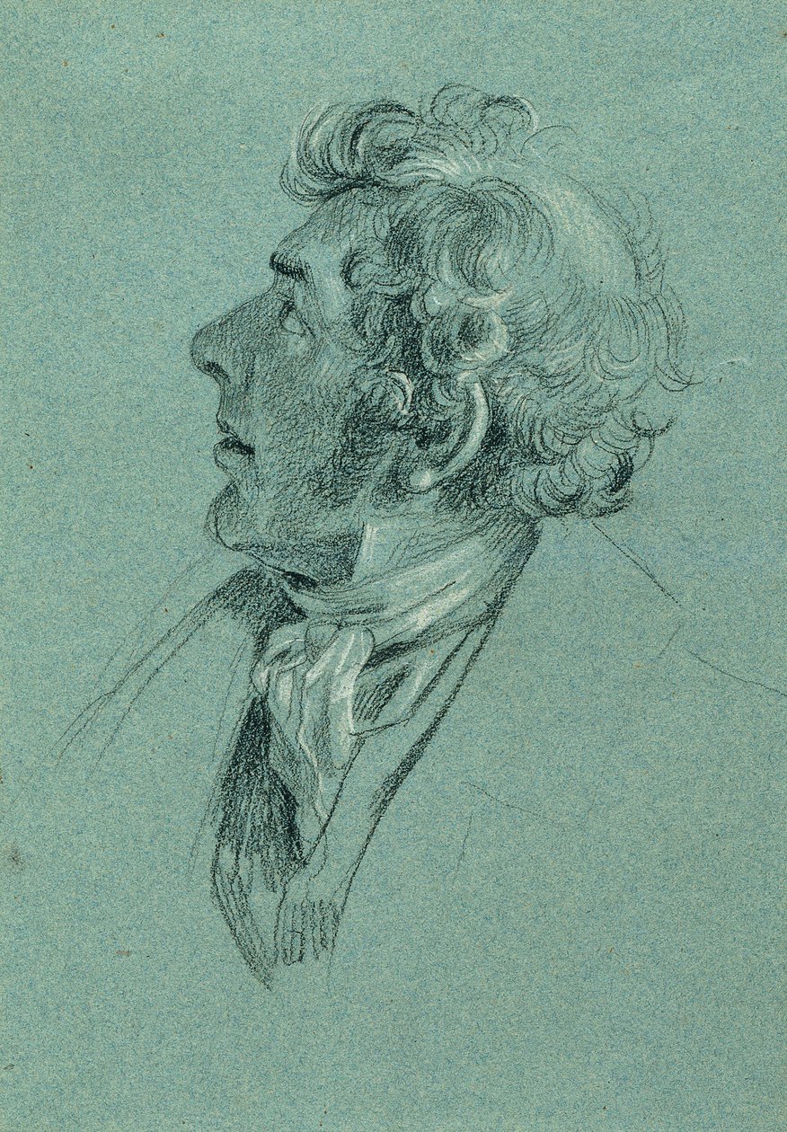Estudio principal para "Regreso del emperador Franz de Pressburg" de Johann Peter Krafft