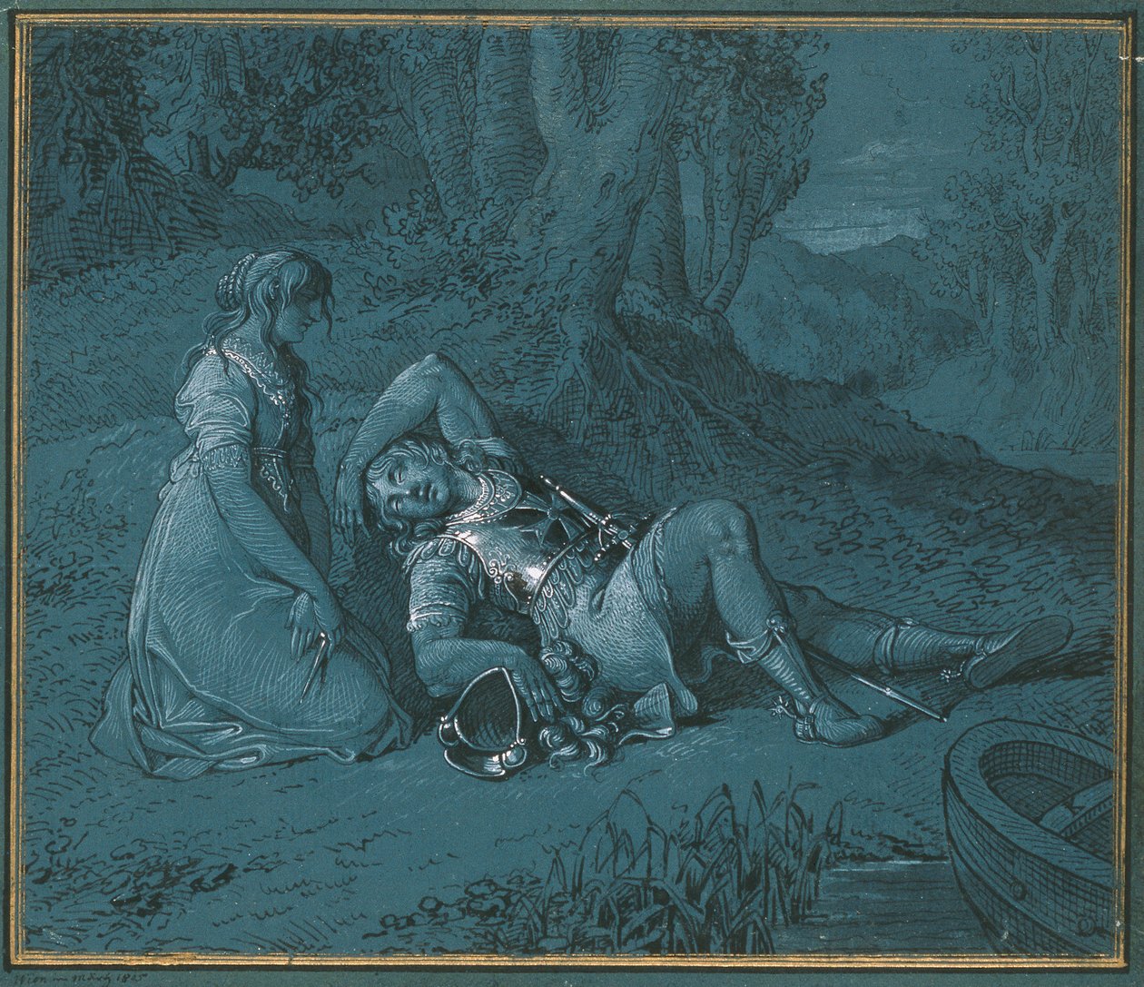 Rinaldo y Armida - El amor de Armiden de Johann Peter Krafft
