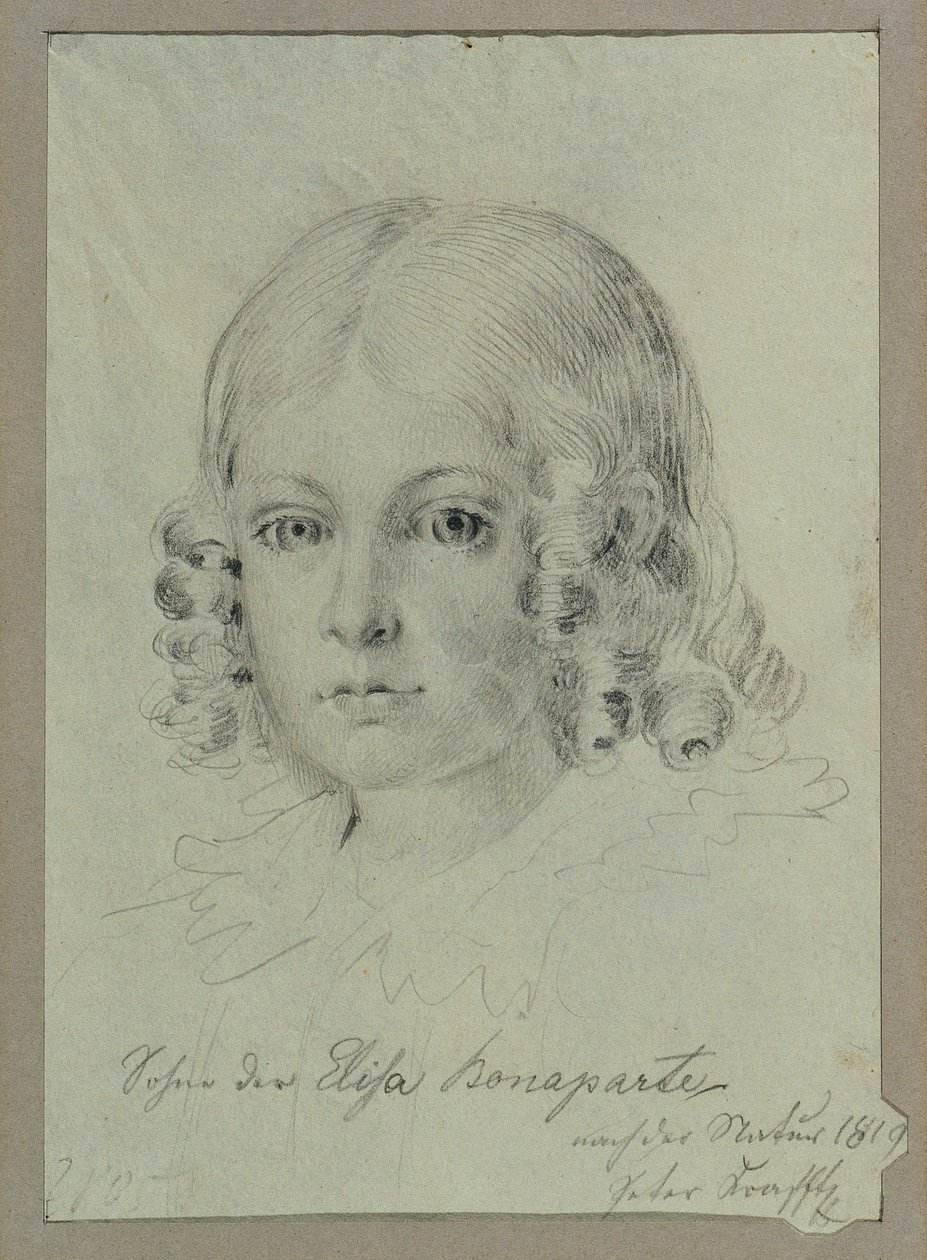 Hijo de Elisa Bonaparte de Johann Peter Krafft
