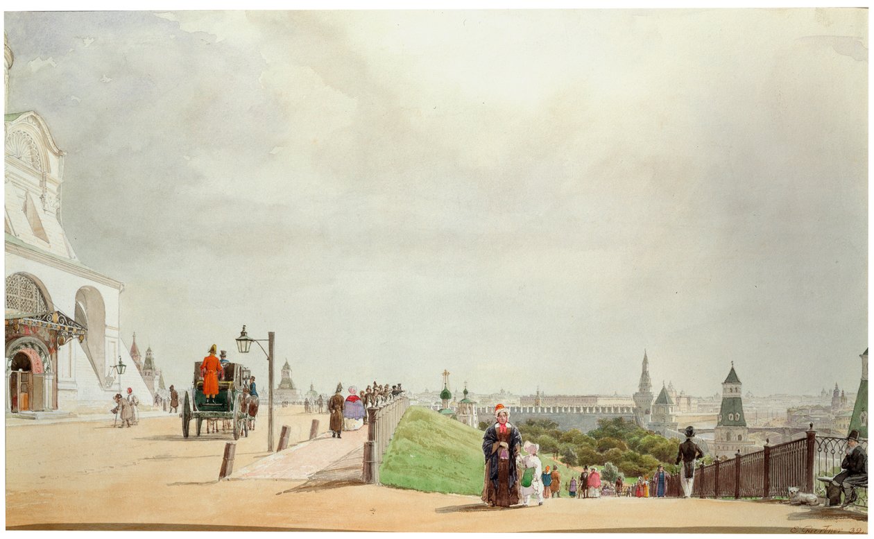 En el Kremlin de Moscú de Johann Philipp Eduard Gartner