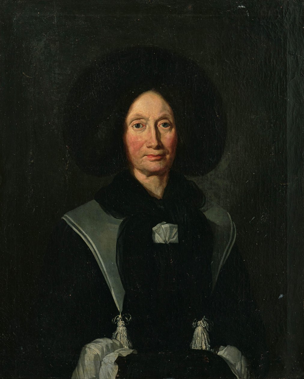 Alemán: Portrait of a Mrs Wurstemberger. de Johann Rudolf Huber