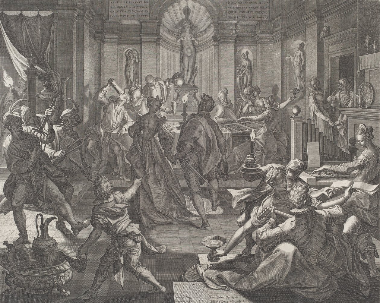 Una casa de placer de Johann Sadeler I