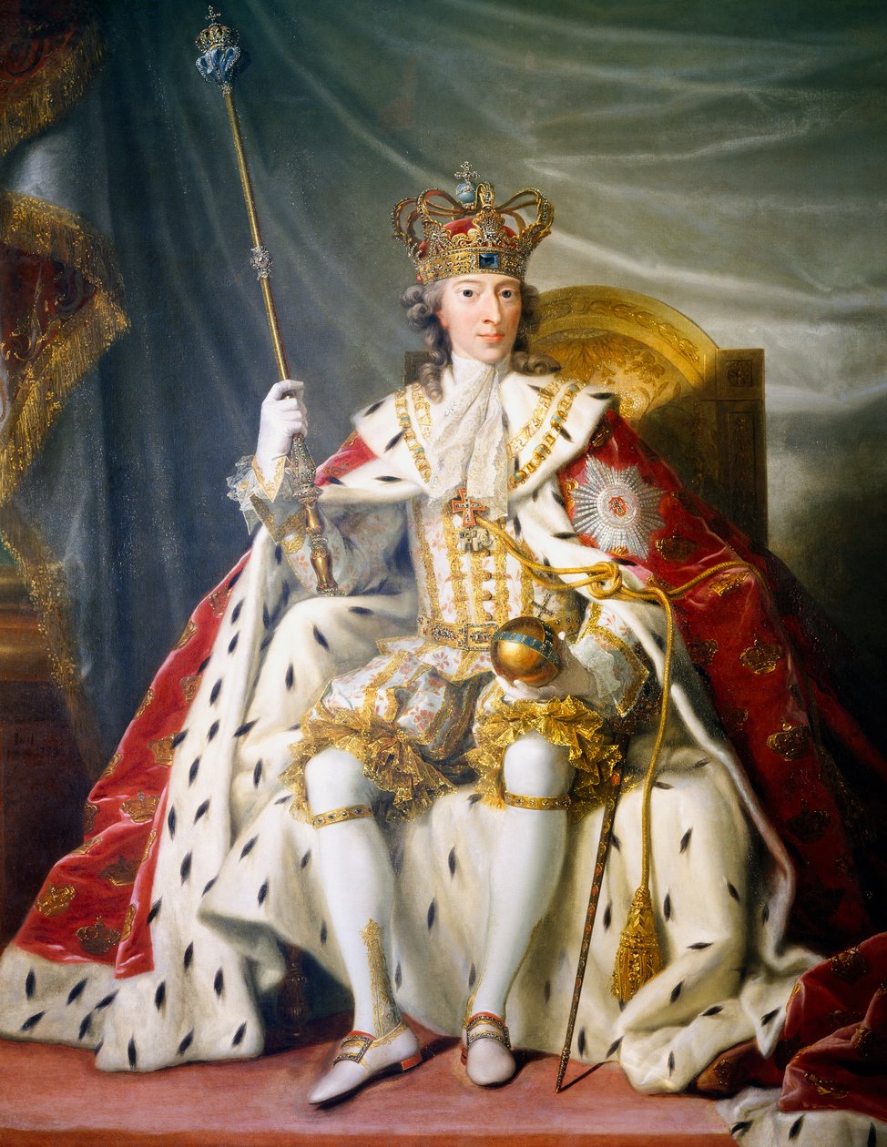 Retrato de Cristiano VI de Dinamarca (Copenhague de Johann Salomon Wahl