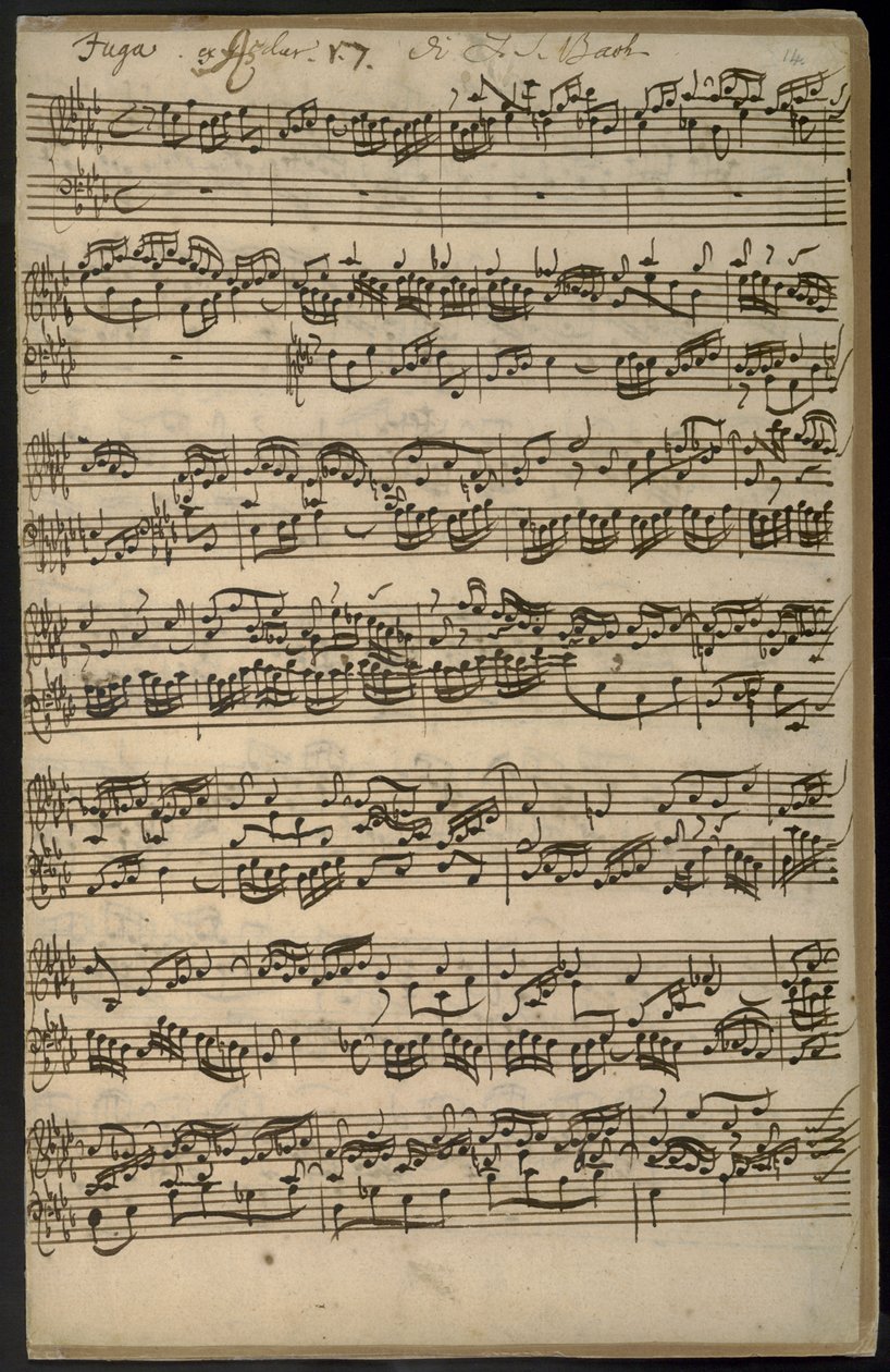 Añadir MS 35021, f.14 Preludio 17 è Fuga, de 