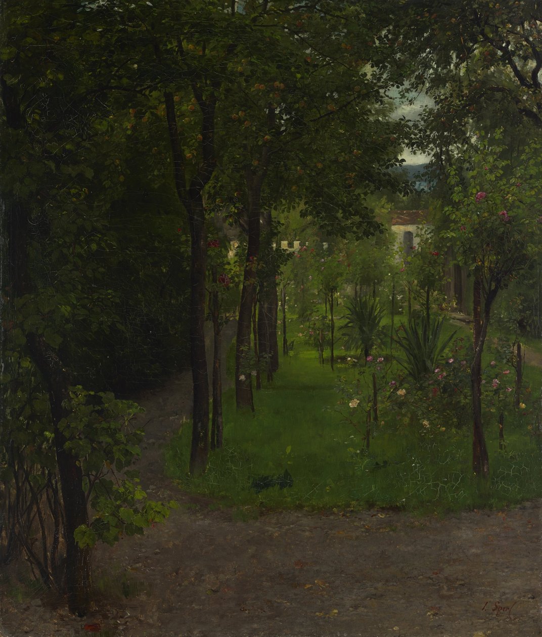 Jardín del boticario Wimmer en Kraiburg de Johann Sperl