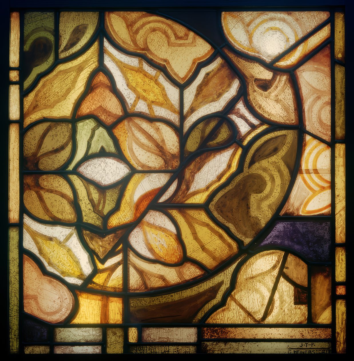 Ventana ornamental de Johan Thorn Prikker