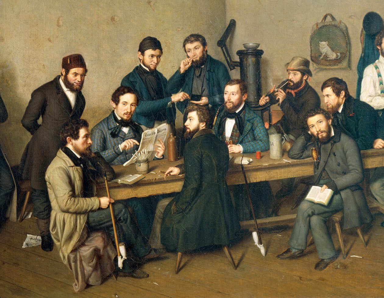 Revolucionarios detenidos en Tréveris (detalle, ver 627261) de Johann Velten