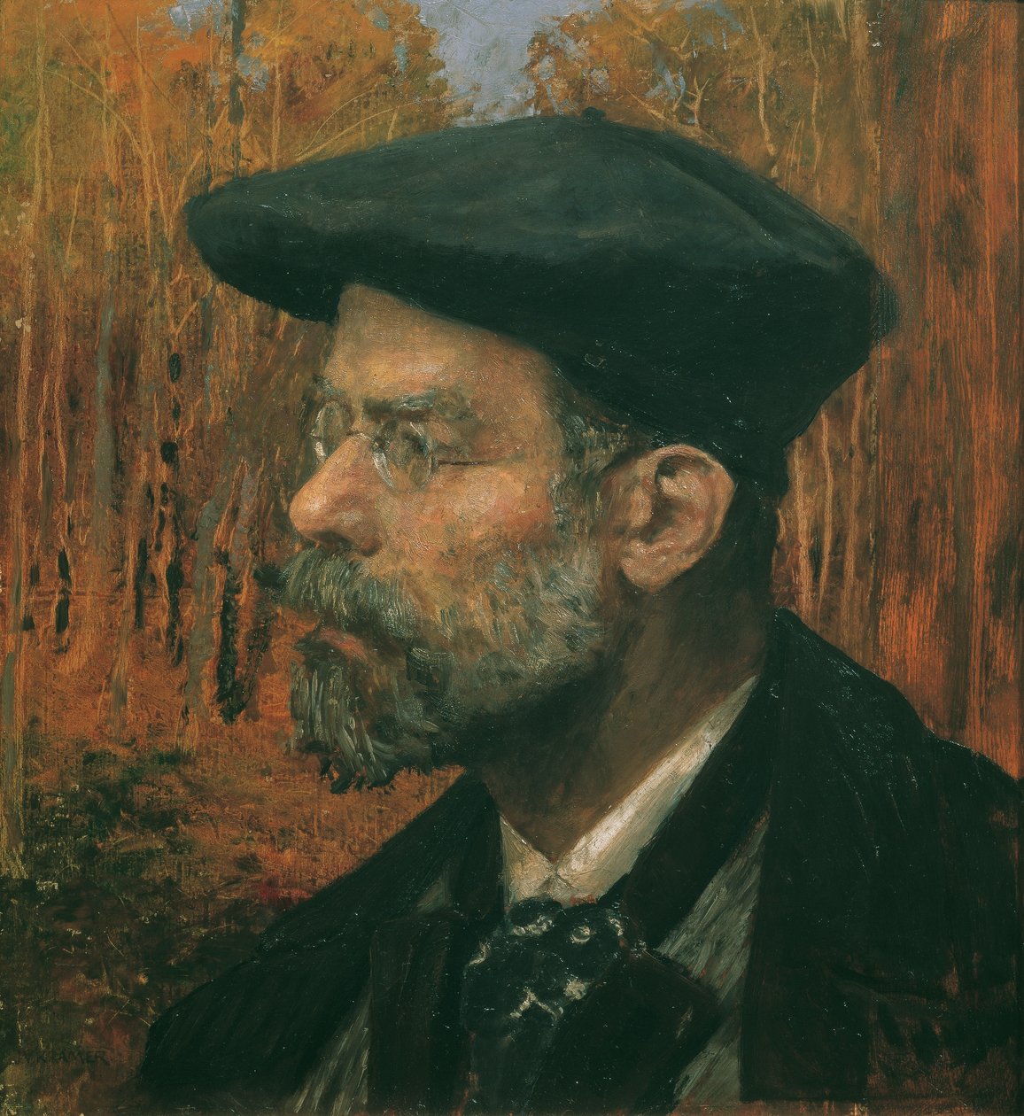 El pintor Theodor von Hörmann de Johann Victor Krämer