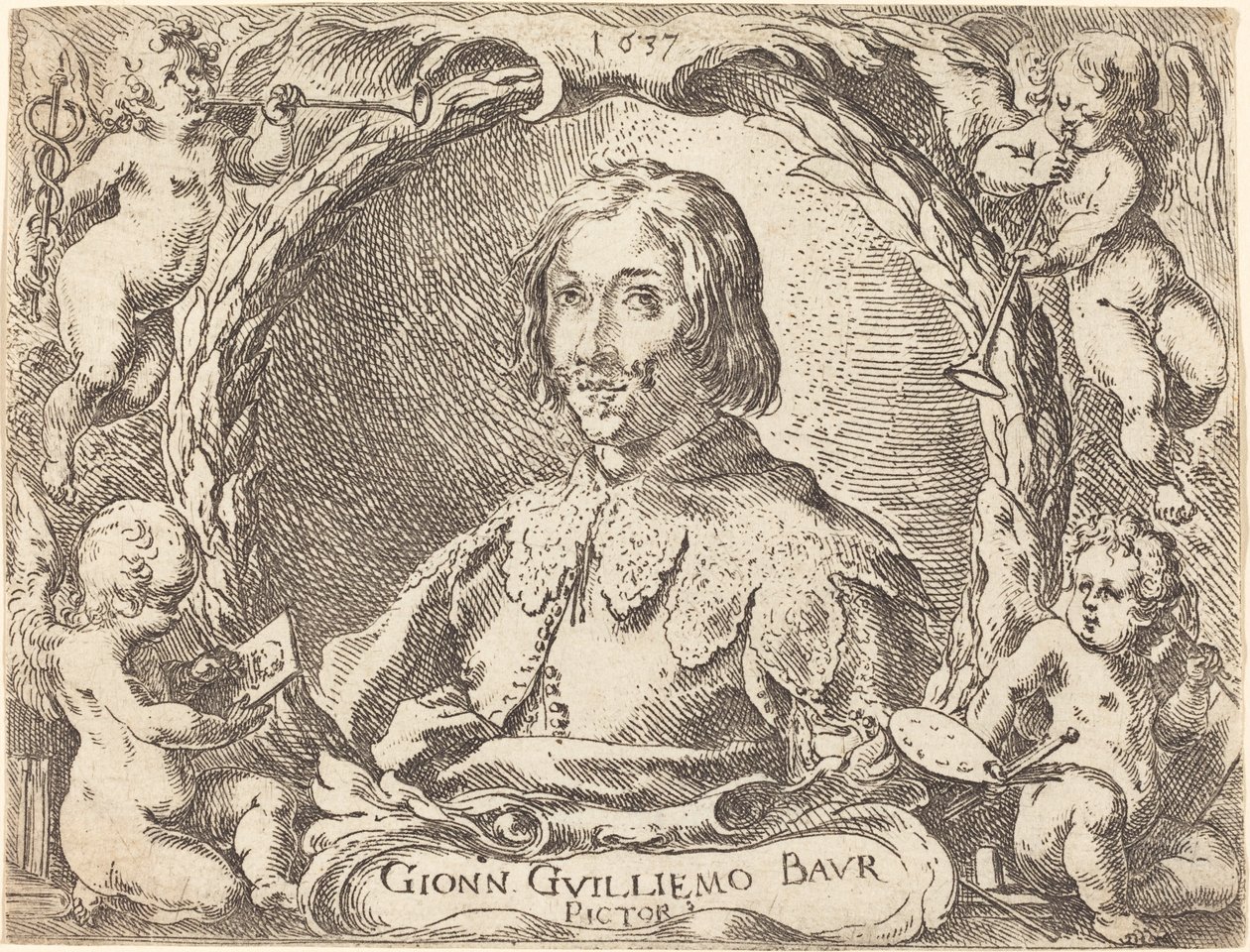 Caprichos de varias batallas (Portada) de Johann Wilhelm Baur