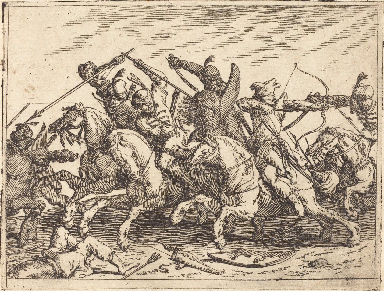 Caprichos de varias batallas de Johann Wilhelm Baur