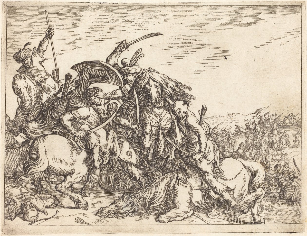 Caprichos de varias batallas, 1635 de Johann Wilhelm Baur