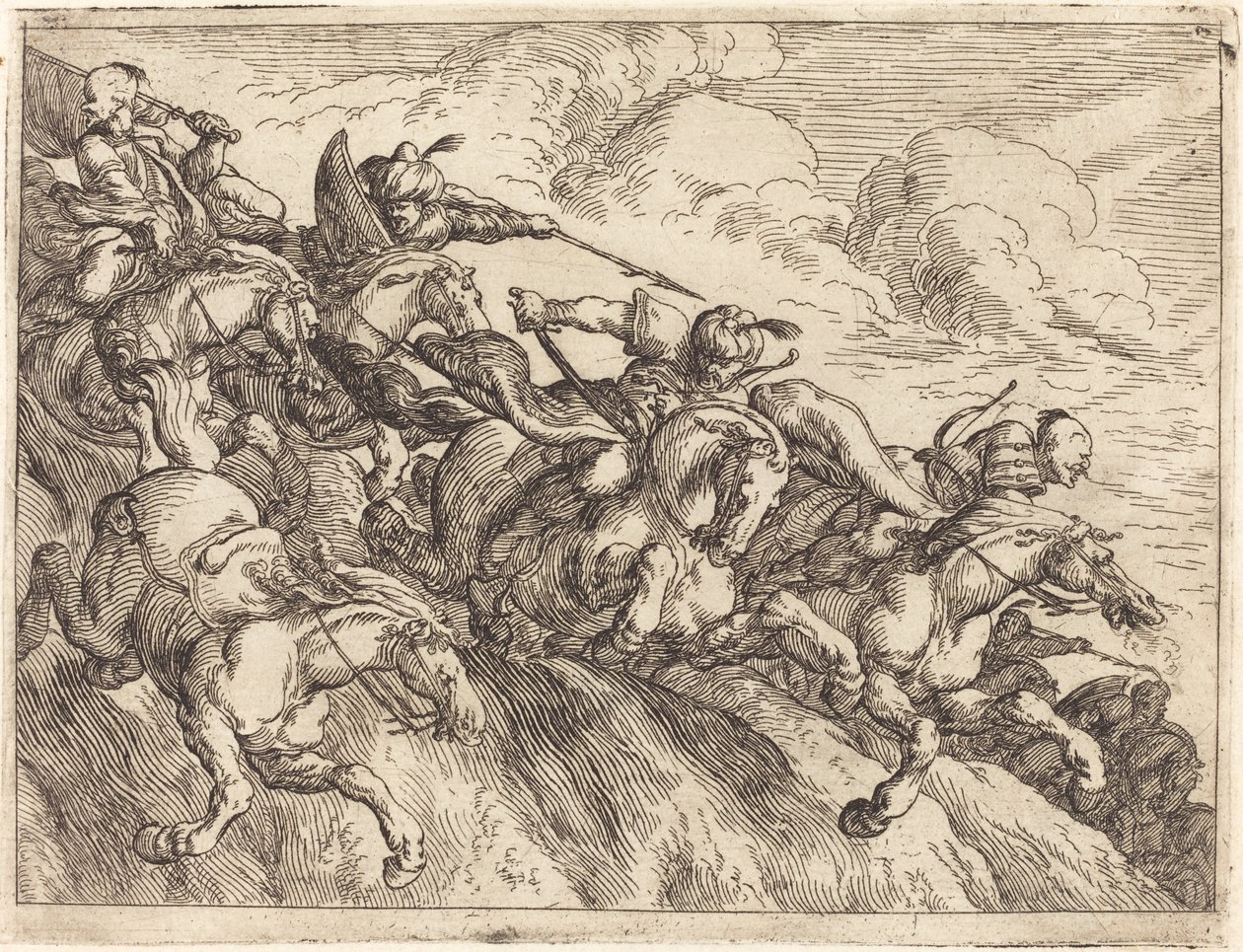 Caprichos de varias batallas, 1635 de Johann Wilhelm Baur