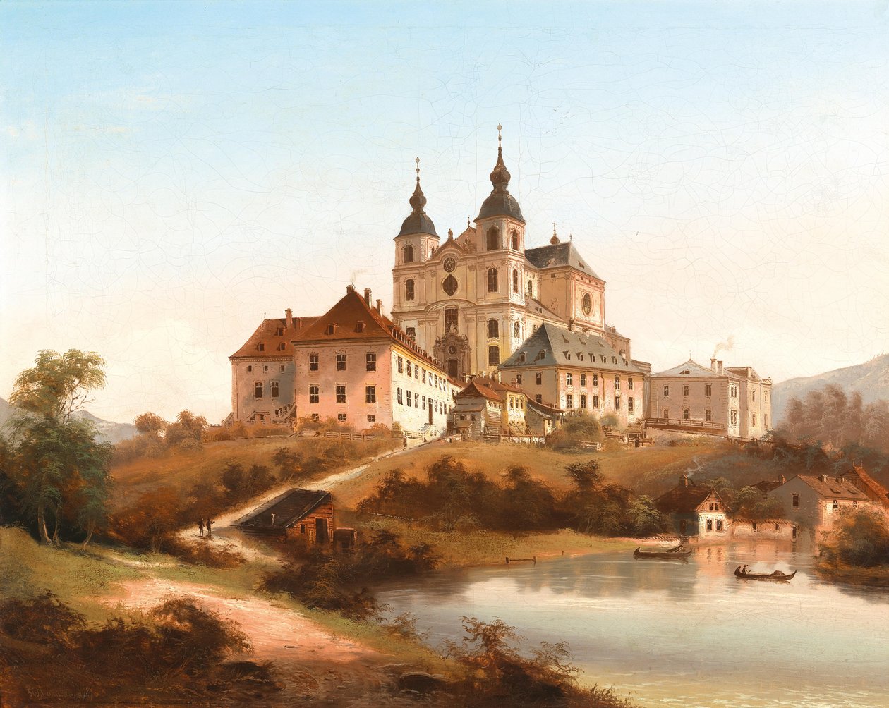 Iglesia de peregrinación de Johann Wilhelm Jankowsky Sonntagberg de Johann Wilhelm Jankowski