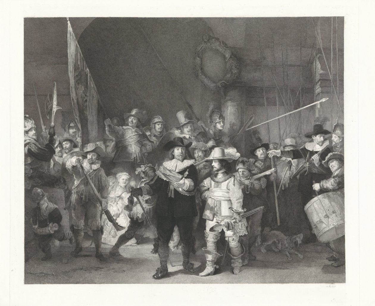 El cabo del Capitán Frans Banninck Cocq y el Teniente Willem van Ruytenburch, conocido como la 