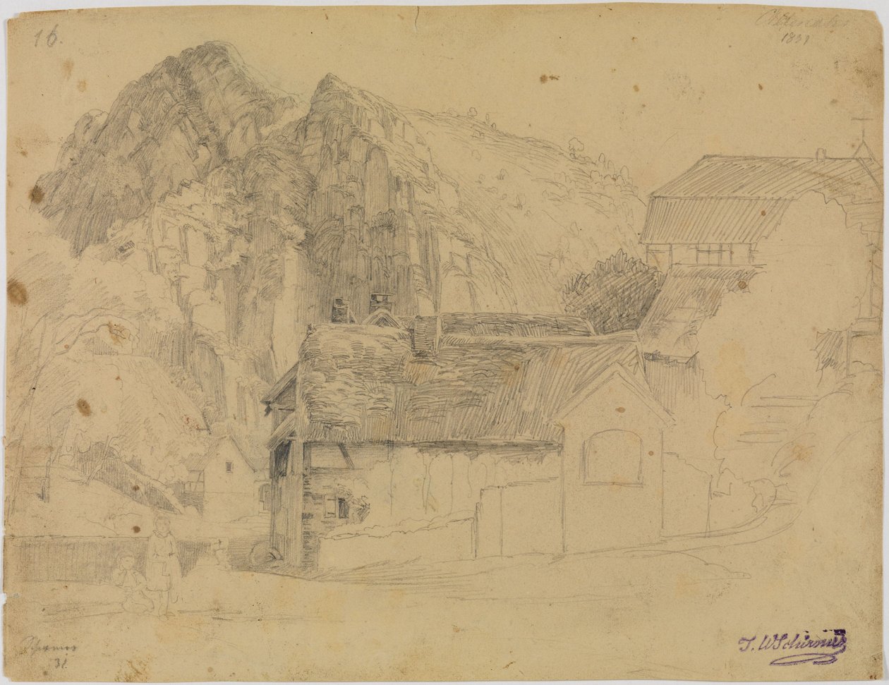 La Heislei cerca de Altenahr de Johann Wilhelm Schirmer