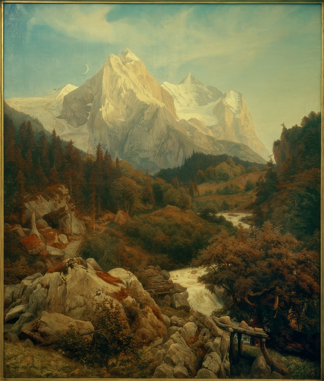 El Wetterhorn de Johann Wilhelm Schirmer