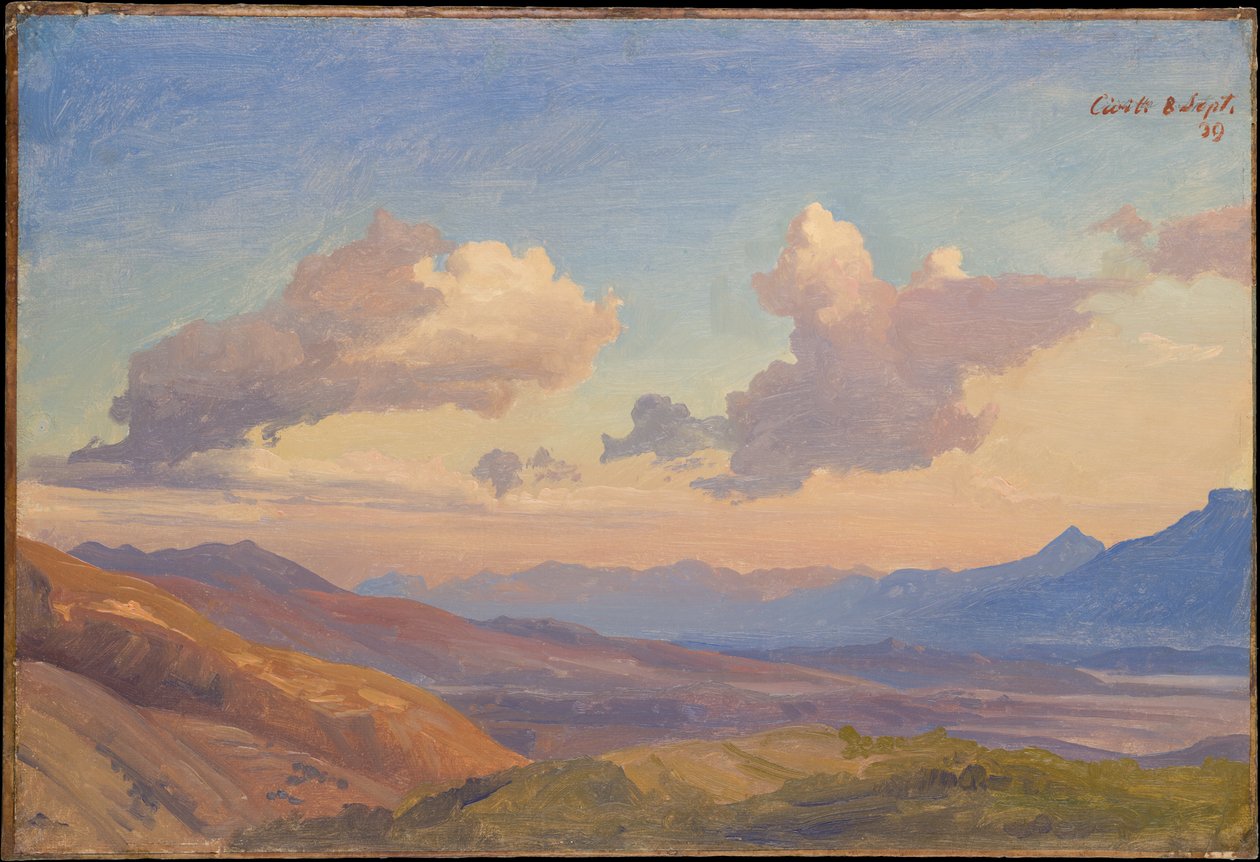 Paisaje en las montañas de Sabine de Johann Wilhelm Schirmer