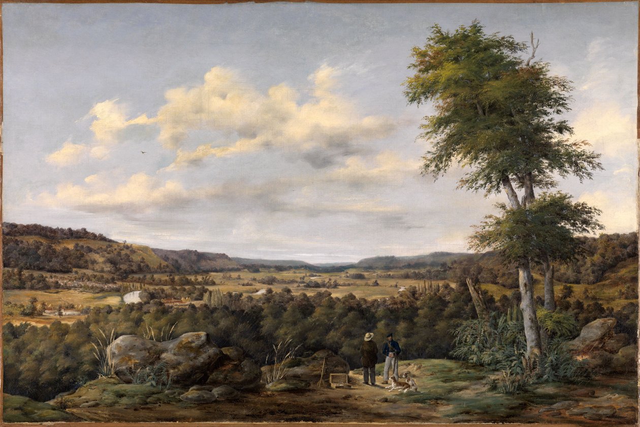 Paisaje en Bélgica de Johann Wilhelm Schirmer